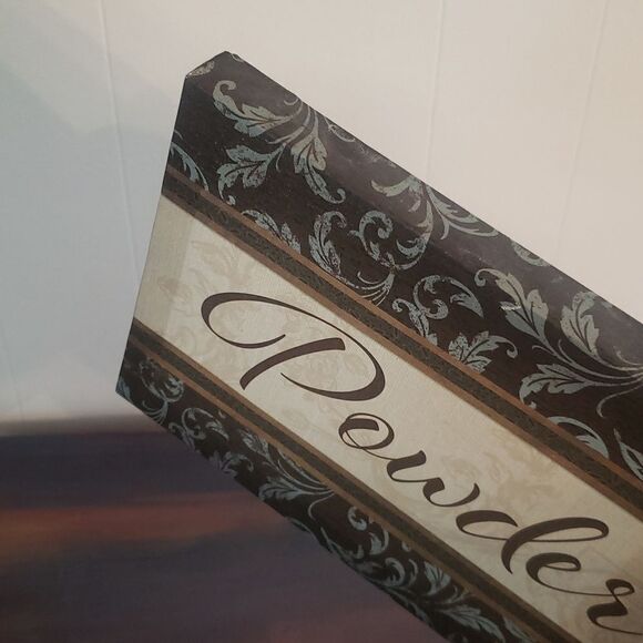 "Powder Room" Printed Canvas Wall Decor - Picture 4 of 4